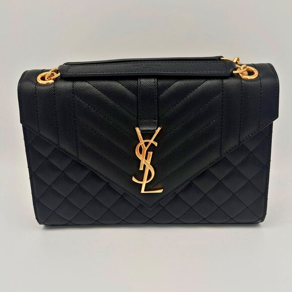 MEDIUM NINO BAG IN SUPPLE GRAINED CALFSKIN - BLACK - Picture 1 of 6